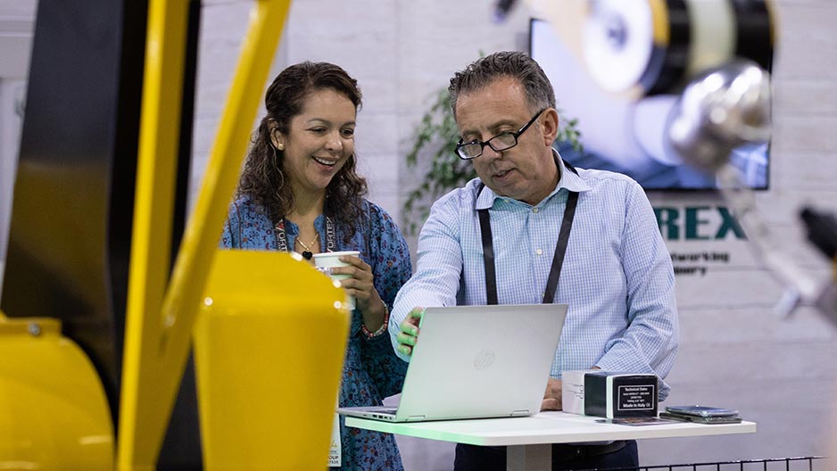 Easy-to-work show floor with unrushed exhibitors and buyers in an intimate space